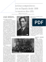 El clarinete en España desde 1800 hasta nuestros días (III), por Pedro Rubio Olivares