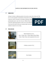 Experiment 2-DETERMINATION OF PARTICLE SIZE DISTRIBUTION BY DRY SIEVING