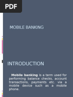 Download MOBILE BANKING PPT by ankitaneema SN14343450 doc pdf