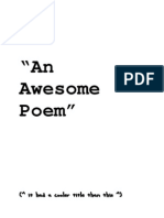 An Awesome Poem