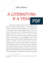 DELEUZE, Gilles - A Literatura e a Vida