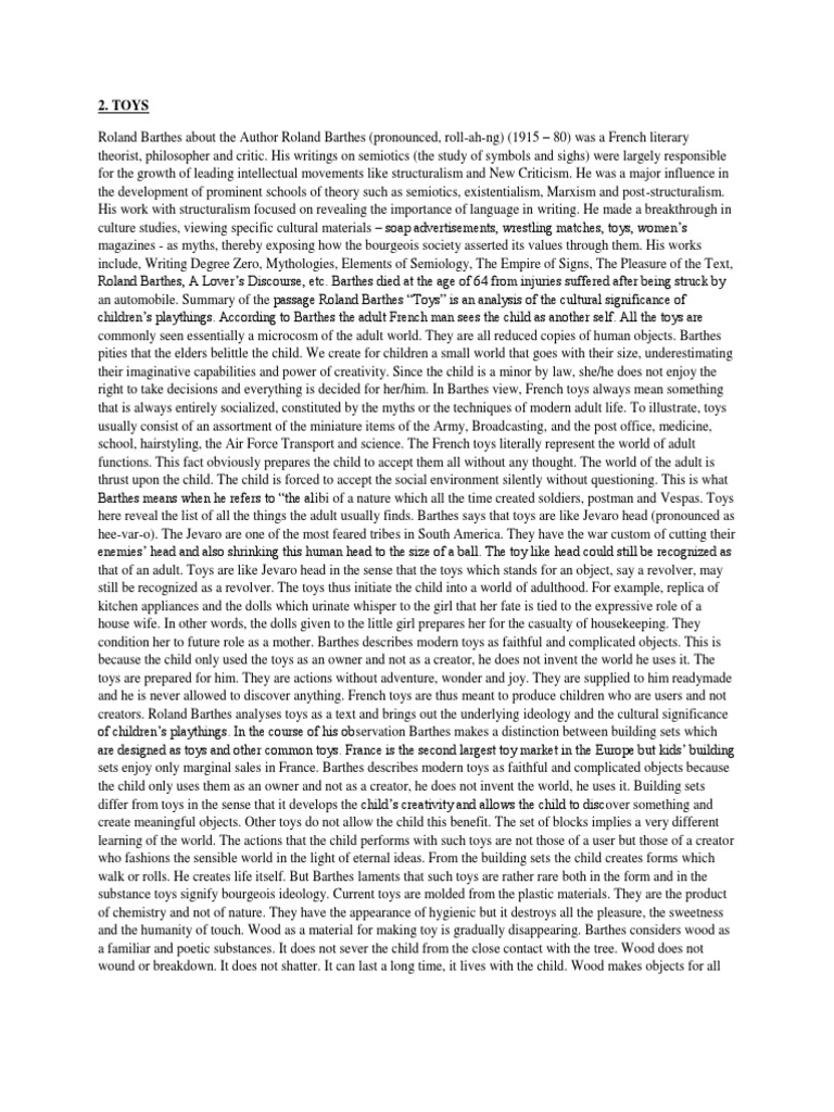 English Summary-Toys | PDF | Toys | World Trade Organization