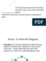 Network Diagram and Critical Path Analysis