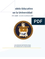 Modelo Educativo de La UMCE V