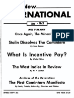 Nternational: Stalin Dissolves The Comintern