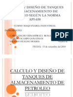 CALCULO Y DISEÑO DE TANQUES PARA ALMACENAMIENTO DE PETROLEO SEGÚN NORMA API-650.pdf