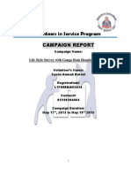 VIS Campaign Report Format