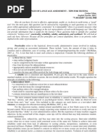 Download PRINCIPLES OF LANGUAGE ASSESSMENT  TIPS FOR TESTING by oli4ka SN143463044 doc pdf
