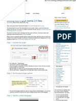Building Multi-Lingual Joomla 2.5 Sites - OSTraining