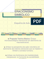 514398_Interacionismo Simbólico - Esquema de Aula - 2012