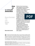 Política, Cultura y Sociedad en La Transición Democrática: Nueva Sociedad 114 Julio Agosto 1991