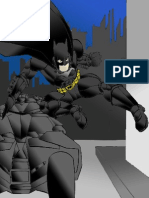 Batman Tirando Una Patada