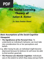 The Social Learning Theory of Rotter