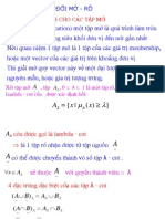 Chuyển Đổi Mờ - Rõ: Ch-¬ng 5 5.1 Lambda - Cuts Cho Caïc Táûp Måì