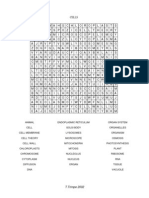 Cells Word Search