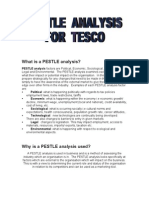 Pestle Analysis of Tesco(Pom)