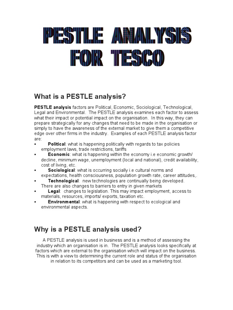 cultural web analysis of tesco