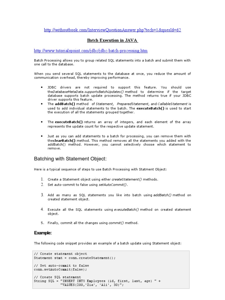 Java Interview Prep | PDF | Method (Computer Programming) | Class ...