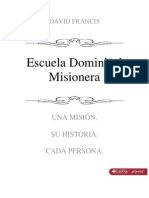 Escuela Dominical Misioneria David Francis Libro