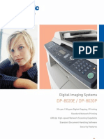 Panasonic DP-8020E Features