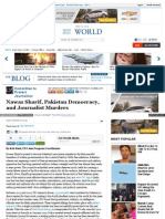 Nawaz Sharif, Pakistan Democracy, and Journalist Murders 