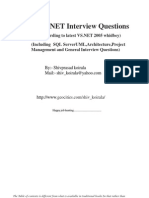 DOT NET Interview Questions Books