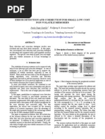 Error Detection and Correction For Small Low Cost NVMs