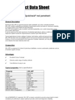 Product Data Sheet SKL-WP: Spotcheck Red Penetrant
