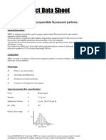 Product Data Sheet WB12: Water Suspendible Fluorescent Particles