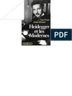 Heidegger Et Les Modernes Luc Ferry Alain Renaut