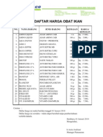 Daftar Harga 2010