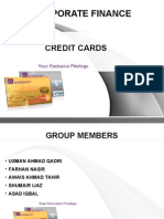 Corporate Finance: Credit Cards