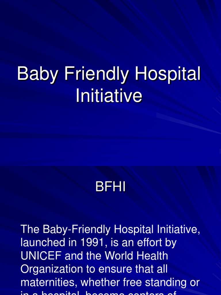 BABY FRIENDLY HOSPITAL INITIATIVE TRAINING COURSE FOR MATERNITY STAFF CUSTOMISATION GUIDE visual data 4
