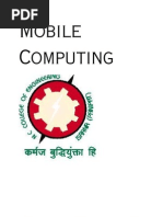 Mobile Computing Unit 1 , 2 