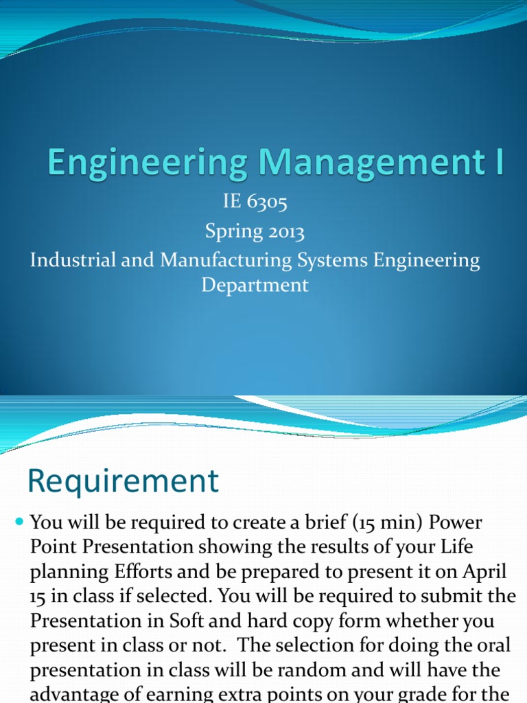 Life Planning Presentation Guidelines | PDF