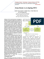 Migrating From Struts 1.x To Spring MVC