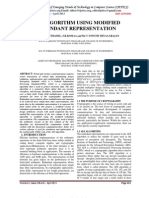 Aes Algorithm Using Modified Redundant Representation: Volume 2, Issue 2, March - April 2013