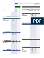 Personal Budget Form