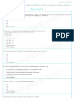 Cat 2009 Quant Test 6