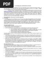 La technique du commentaire de texte