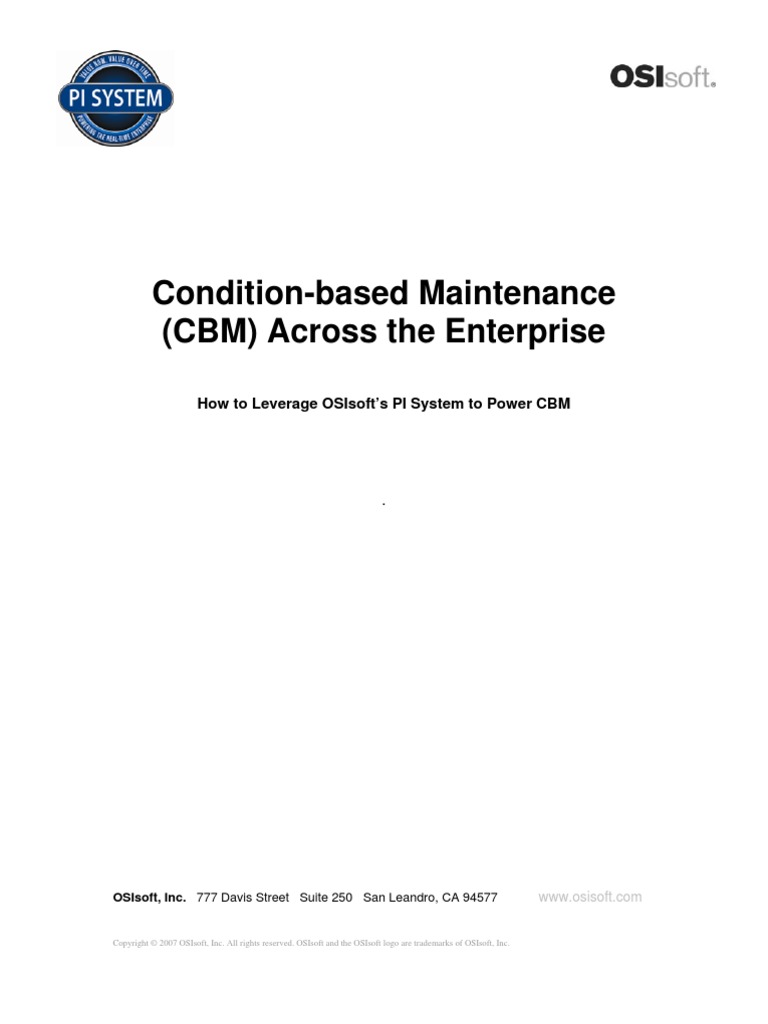 CBM - WP Condition-Based Maintenance | PDF | Business