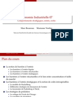 Economie Industrielle Entrées Et Sorties