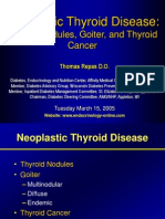 Neoplastic Thyroid Disease - Thyroid Nodules Goiter and Thyroid Cancer
