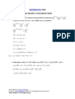 Soal Pembahasan Matematika SMA