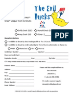 Evil Duck Donation Form