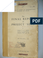 The Final Report of Project Seal (1950)