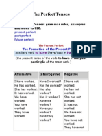 The Perfect Tenses