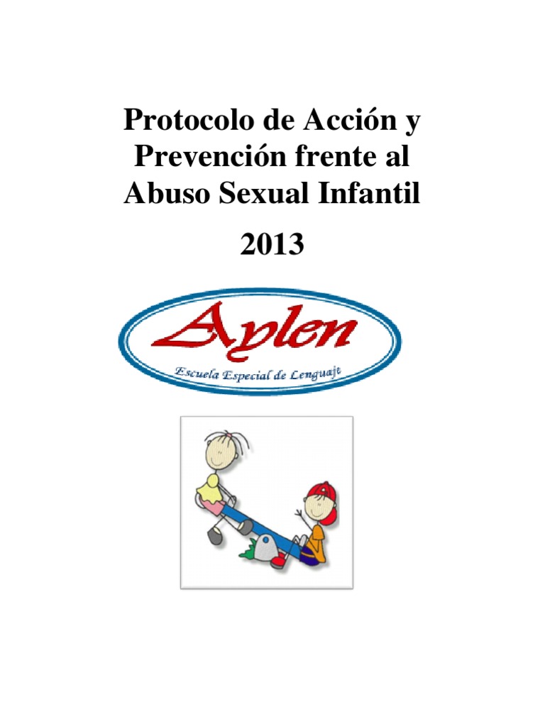 Protocolo de Prevención del Abuso Infantil | PDF | Abuso Sexual ...