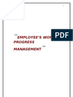 EMPLOYEE'S WORKPROGRESS MANAGEMENT SOFTWARE