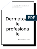 Dermatoze Profesionale